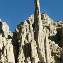 Tall pinnacle in the Valle de Luna